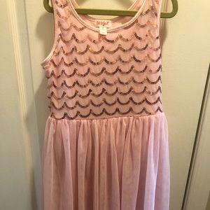 Cat and Jack long pink float princess dress